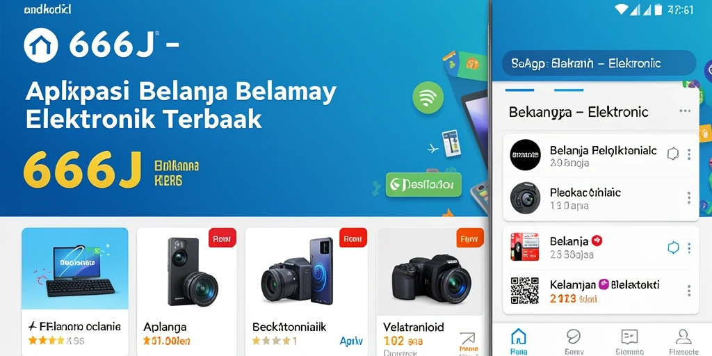 Tampilan antarmuka 666J yang bersih dan mudah digunakan.