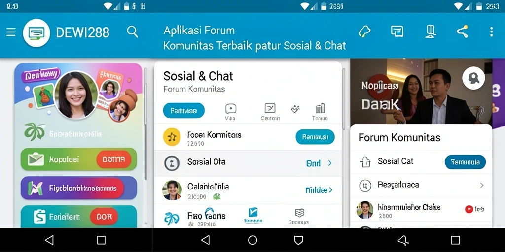 Tampilan antarmuka DEWI288 yang menarik dan interaktif.
